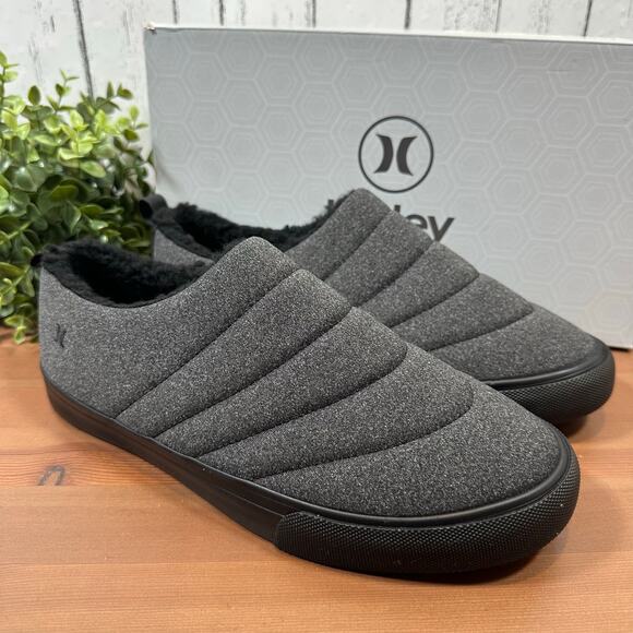 Hurley Men's Arlo Puff Clog Shoes Slippers Size 8 - Picture 2 of 8